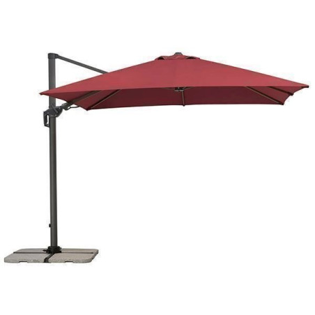 Schneider Rhodos Twist 300 x 300 cm bordeaux Parasol