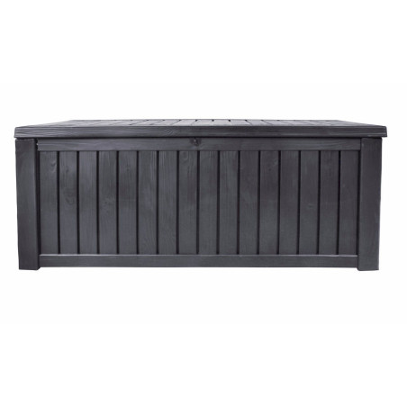 Keter Rockwood 570 L Coffre de jardin en plastique anthracite