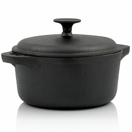 BBQ-Toro 4,0 Liter Gusseisen Topf Bräter Cocotte Gusstopf Casserole Kasserolle Dutch Oven