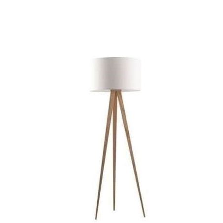 Zuiver 5000806 Floor Lamp Tripod, holz, weiß