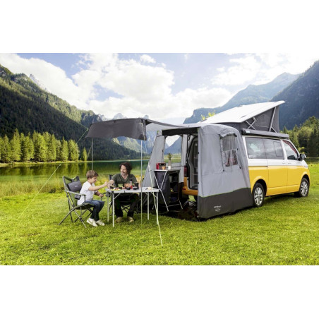 Berger Tonale Rear Bus Heckzelt Busvorzelt VW T5 / T6 grau/schwarz