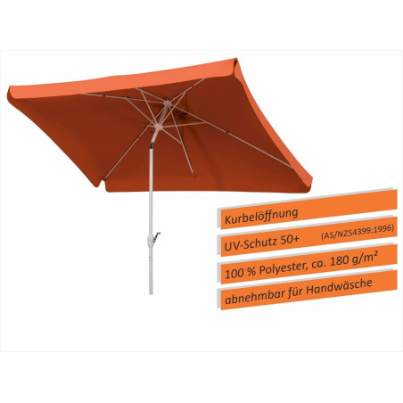 Schneider Parasol Oslo Terre Cuite 300 x 200 x 250 cm 752-05