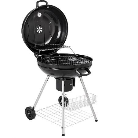 Gardebruk Barbecue mobile BBQ noir 68x58x90cm