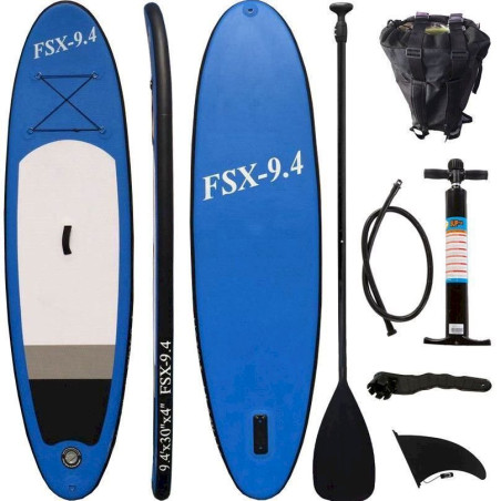 Explorer 28285 SUP Board Stand Up Paddle Surf-Board aufblasbar inkl. Paddel ISUP Paddling 285cm