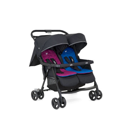 Joie Aire Twin poussette pour jumeaux, couleur: Rosy & Sea