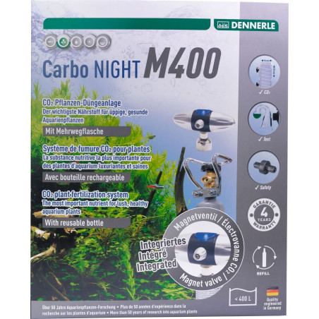 Dennerle Carbo NIGHT M400 [3077], Komplett Set für Aquarien bis 400 Liter