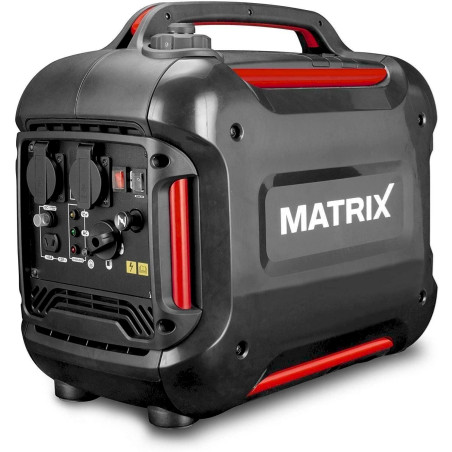 MATRIX PG 2000i-2 Stromerzeuger Inverter Benzin Digital Stromgenerator, max. 1880W