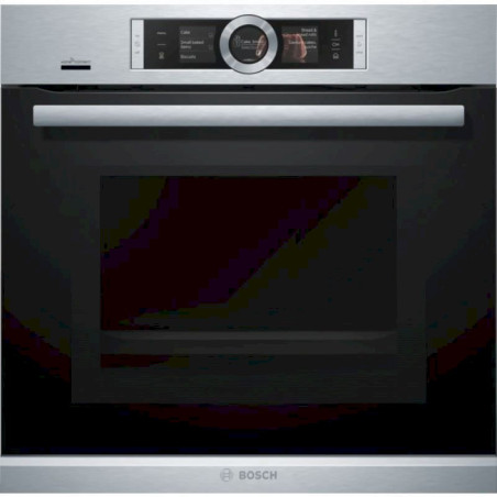 Bosch HNG6764S6 Backofen mit Mikrowelle 67l Dampf­stoss-Funk­ti­on Home Connect (Schwarz, Silber)