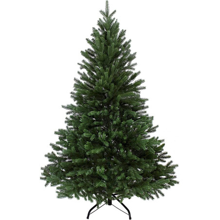 Sapin de Noël deluxe PE/PES vert foncé 240cm