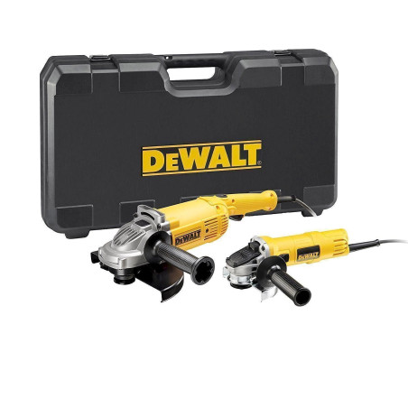 DeWalt Win­kel­schlei­fer Doppel-Set DWE494TWIN-QS 230mm / 125mm