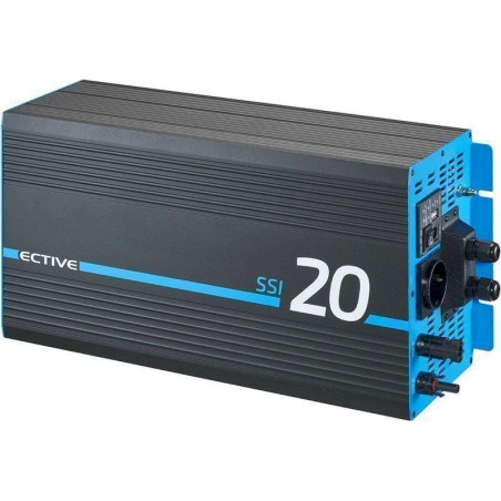 ECTIVE SSI 20 2000W/12V Sinus-Wechselrichter mit MPPT-Laderegler, Ladegerät, NVS- und USV-Funktion