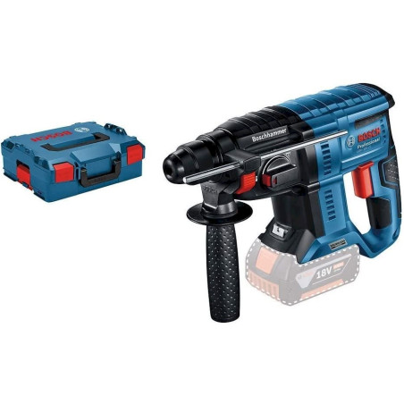 Bosch GBH 18V-21 Professional Akku-Bohrhammer mit L-BOXX (ohne Akku / Ladegerät)