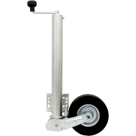 Roue jockey automatique avec bride universelle, charge maximale 500 kg