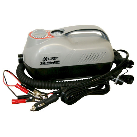 Explorer 3751 Super Elektrische Luftpumpe SUP Pumpe Handpumpe Hochdruckpumpe 12V Aqua