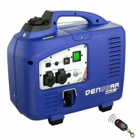 DENQBAR eBLUE INVERTER STROMERZEUGER 2,5 kW DIGITALER GENERATOR DQ-2500ER FUNK