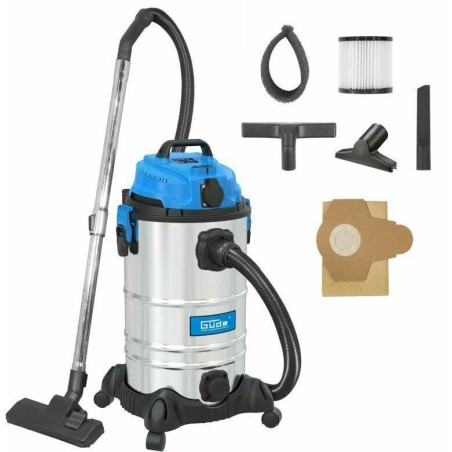 Güde 17002 GNTS Aspirateur NAS 30 L Bleu, Argent