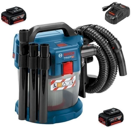 Bosch Ak­ku-Nass-/Tro­ckensau­ger GAS 18V-10 L Pro­fes­sio­nal, mit 2 x 5,0 Ah Li-Ion Akku