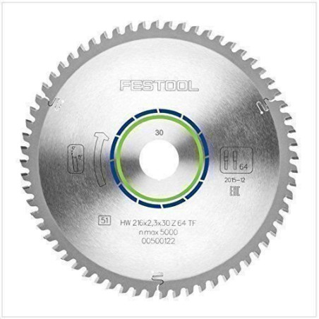 Festool Spezial Kreis­sä­ge­blatt HW 216x2,3x30 TF64 - 500122