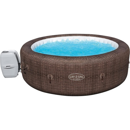 Bestway Lay-Z-Spa gonflable St.Moritz AirJet 216x71cm Marron