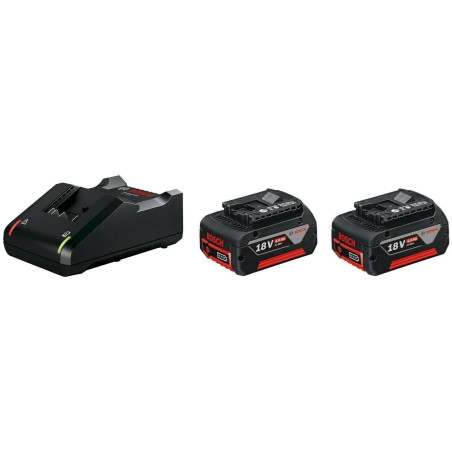 Bosch Akku Star­ter-Set: 2 x GBA 18 Volt, 4.0 Ah und GAL 18V-40 Professional - 1600A019S0