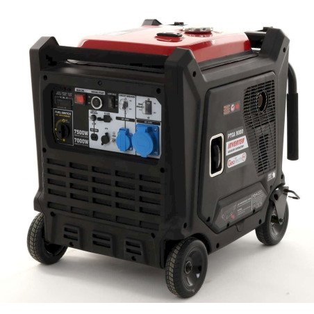 GeoTech-Pro PTGA 9000 Einphasiger Inverter Stromerzeuger 7,0 kW - leise - mit Radsatz