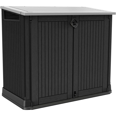 Keter Store-It-Out Midi Mülltonnenbox 845L schwarz/grau