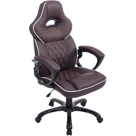 CLP Fauteuil De Bureau Big XXX Similicuir Marron