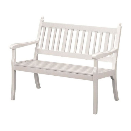 Blome Hohenzollern (62001) Banc de jardin blanc en plastique 2 personnes