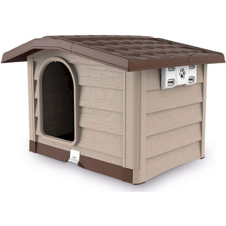 BUNGALOW niche du chien taille grand (110x94x77h cm)