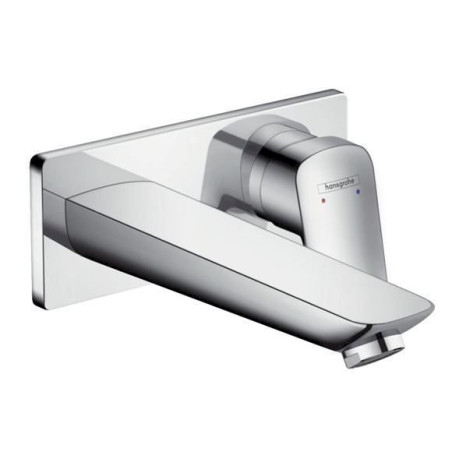 Hansgrohe Logis Ein­he­bel-Wasch­tischmi­scher für Wand­mon­ta­ge Ausladung: 195 mm 71220000