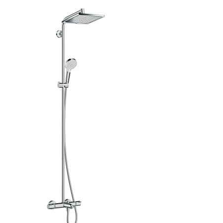 H ansgrohe Crometta E 240 Showerpipe 27298000 chrom, 1jet, 240 x 240 mm, für Badewanne