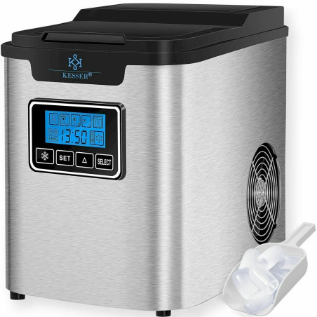 KESSER KE-Gastro Eiswürfelbereiter 2,2L Eiswürfelmaschine Eiscrasher Eismaschine Icemaker