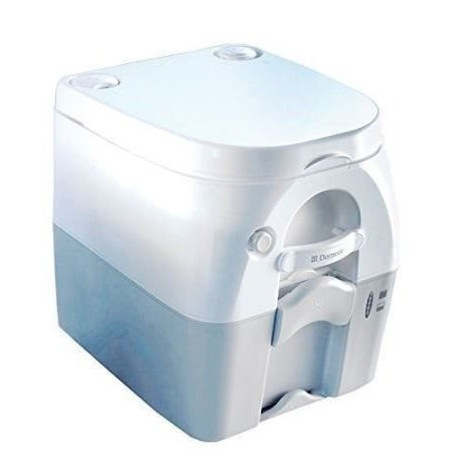 DOMETIC WC 976 Toilette Portable Grande, Blanc/Gris, 18,9 L