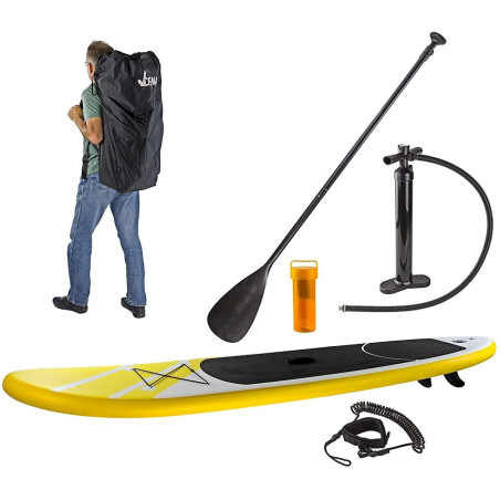 SUP Paddle Board 305/71S jaune avec pagaie et accessoires