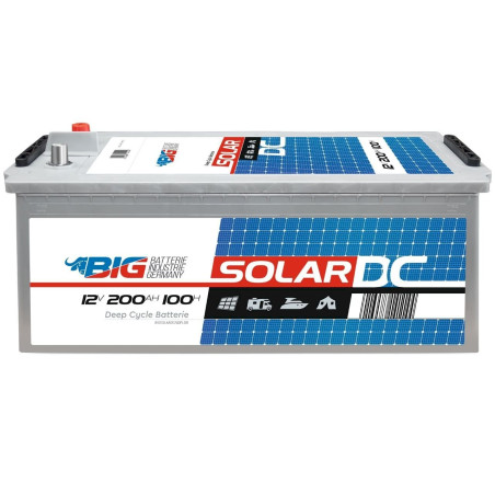 BIG Professional Solar DC 12V 200Ah C100 Solarbatterie Windkraft Batterie