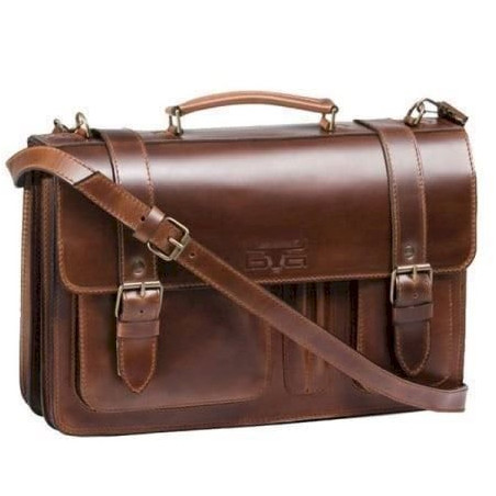 Mika Serviette - Porte-documents cuir 43 cm braun-glatt 280563