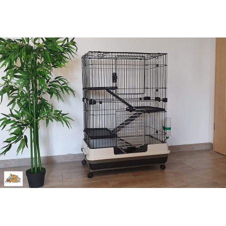 MYPETS BIG CAGE XL - cage pour rongeurs avec tiroir 110x75x50 cm