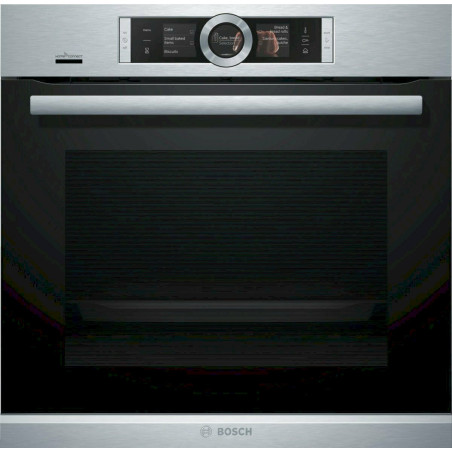 Bosch HSG636XS6 Serie 8, Dampfbackofen Elektro Edelstahl silber EEK: A+