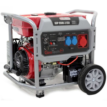 GeoTech Pro GGP 9500-3 ESA dreiphasig Stromerzeuger mit E-Starter 7,5kW