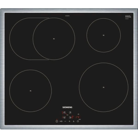 Siemens EH645BFB1E Edelstahl Autarkes Kochfeld, Induktion, 60 cm