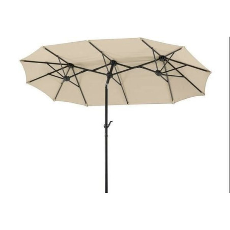 Schneider Parasol de balcon Salerno, 300x150 cm, natur