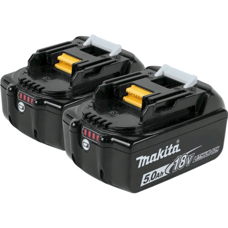 Makita 2 batteries BL1850B li-ion 18v / 5 ah