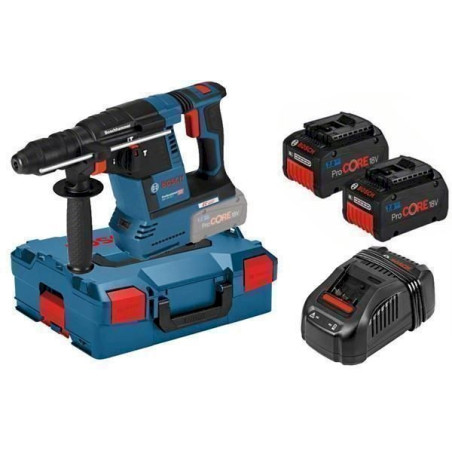 Bosch Ak­ku-Bohr­ham­mer GBH 18V-26 F mit SDS plus, mit ProCORE18V 7,0 Ah Akku, L-BOXX