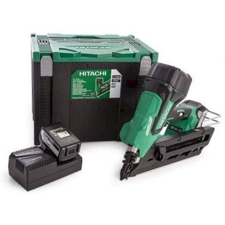 HITACHI - HIKOKI NR1890DBCL 18V Cloueur sans fil (2x5Ah) 18V / 50-90mm + Coffret Hit-Case