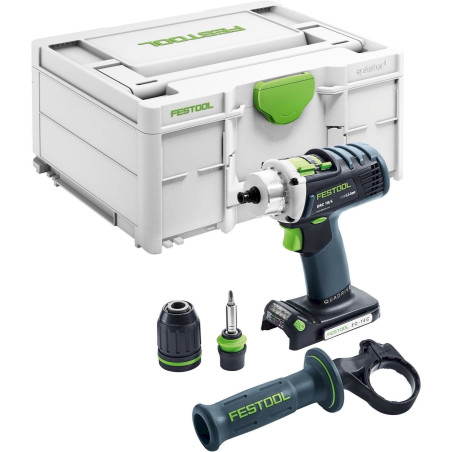 Festool Ak­ku-Bohr­schrau­ber DRC 18/4 Li-Basic QUADRIVE 576458