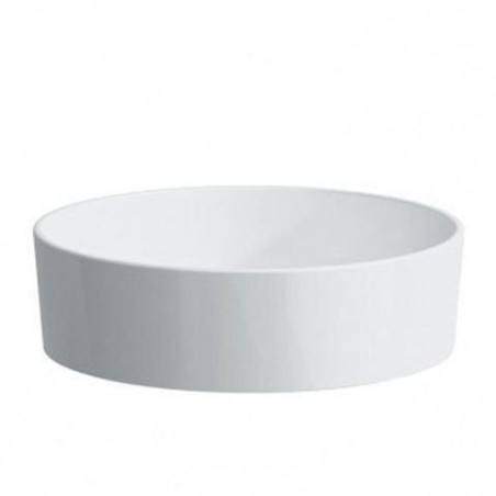 Laufen cuvette lavabo Kartell 8123314001121 42x42x13,5cm, blanc LCC, sans re­cou­vre­ment, céramique saphir