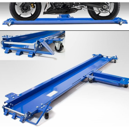 BITUXX Rampe de rangement de moto 235cm Charge maximale 270 kg