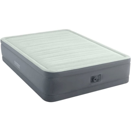 Intex Matelas gonflable PremAire 203x152x46 cm Fiber Tech 2 places