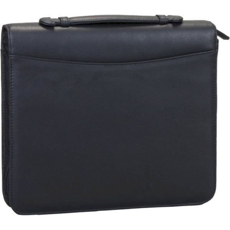 d & n Easy Business Schreibmappe I Leder 34 cm 5592 schwarz