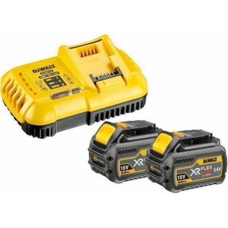 Dewalt pack 2 batteries flexvolt xr 18/54v 6ah + chargeur - DCB118T2